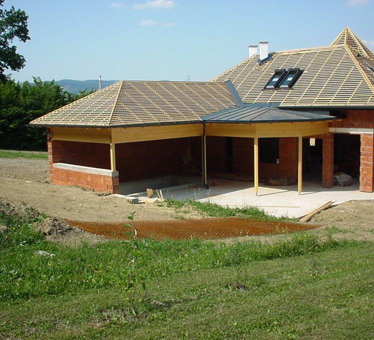 Dachstuhl Außenansicht